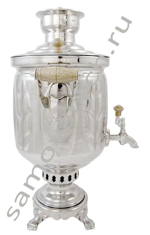 Самовар жаровый дровяной "косички"